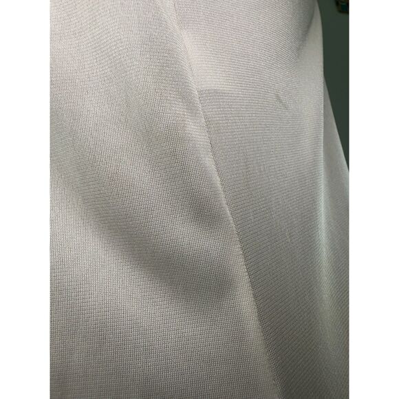 Vintage 80s Vanity Fair White Satin Floral Lace Nightgown Full Slip size 36/24" - Picture 11 of 15